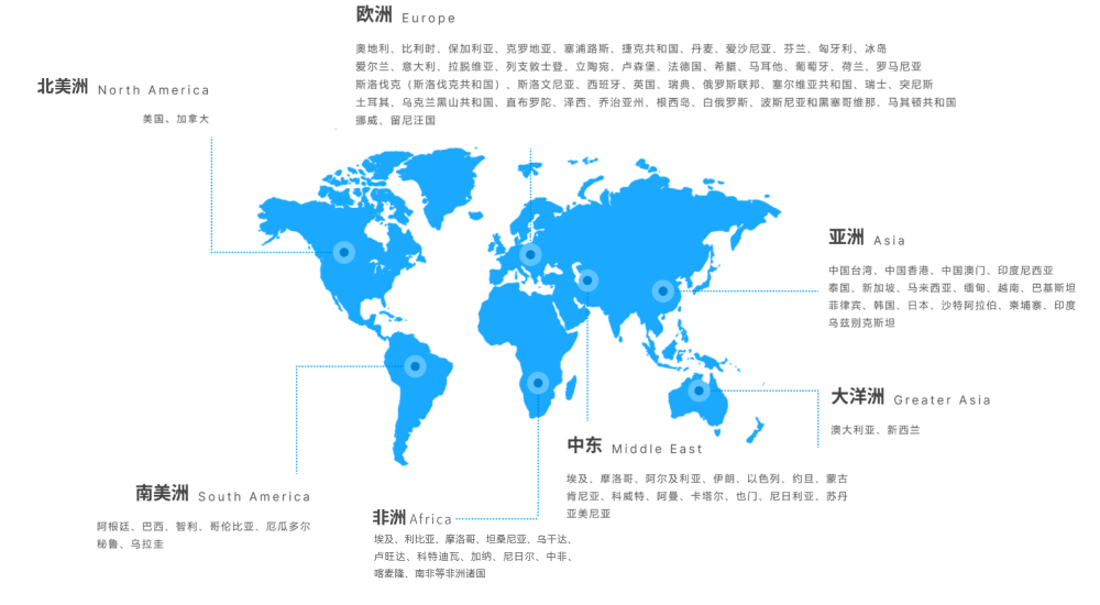 寰宇星空國際物聯(lián)網(wǎng)卡業(yè)務(wù)覆蓋范圍